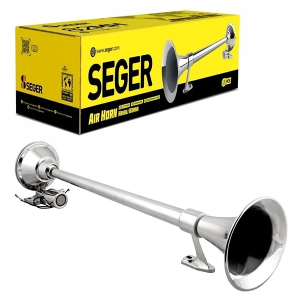 Seger 82MH Marin Havalı Korna 24V Tek Borulu 118dB ürün görseli 1