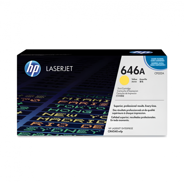 Hp 646A-CF032A Sarı Orjinal Toner ürün görseli 1