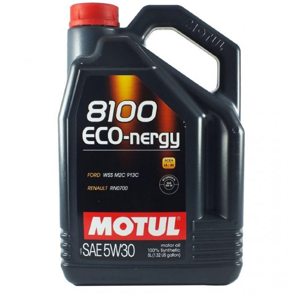 Motul 8100 Eco-Nergy SAE 5W-30 Tam Sentetik Motor Yağı 4 L ürün görseli 1