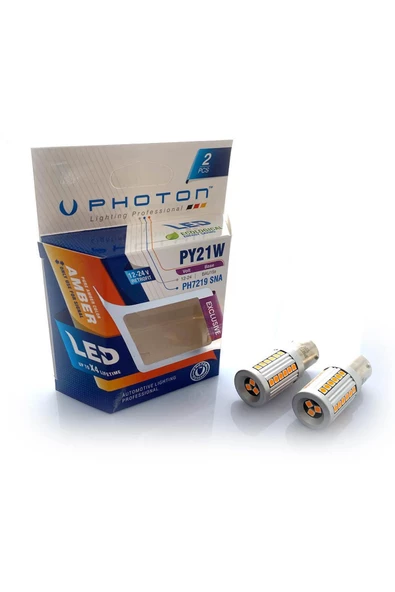 Photon PH7219SNA Led Sinyal Ampulu Şaşı 12v 93 Sarı 21w ürün görseli 1