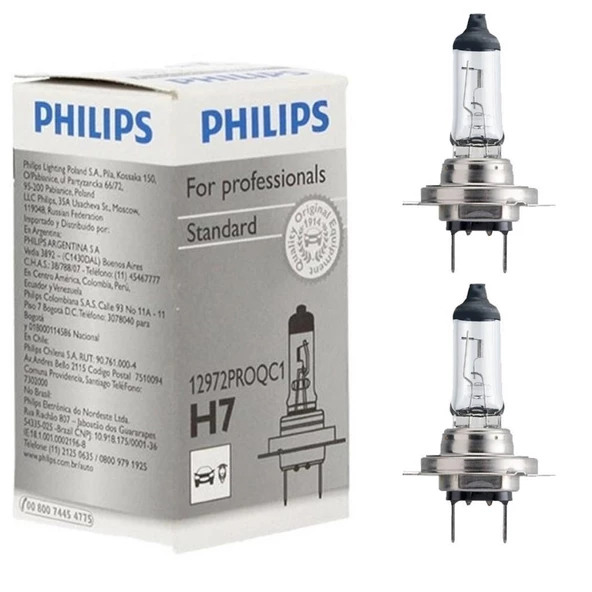 Philips H7 Ampul 12V 55W 12972Proqc1 - 2 ADET ürün görseli 1