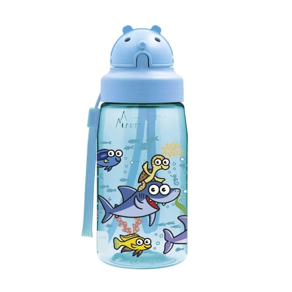 Laken OBY Kapaklı TRITAN Şişe 0,45L- Sea Friends LKOBYSF ürün görseli 1