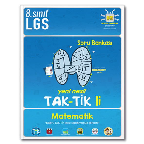 Tonguç 8. Sınıf Matematik Taktikli Soru Bankası ürün görseli 1