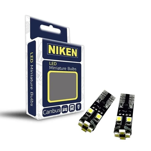 Niken Led Ampul T10 Canbus Park Ledi 8 Ledli 12V ürün görseli 1