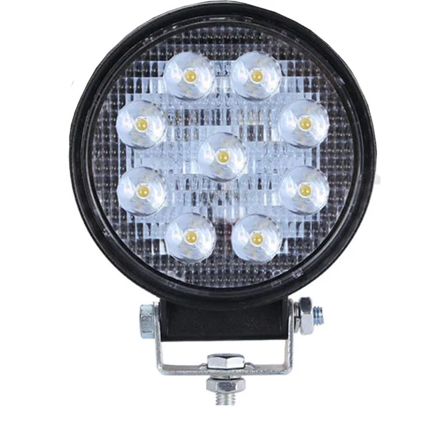Off Road Gündüz Farı 9 Led Yuvarlak Çalışma Lambası 27 Watt ürün görseli 1