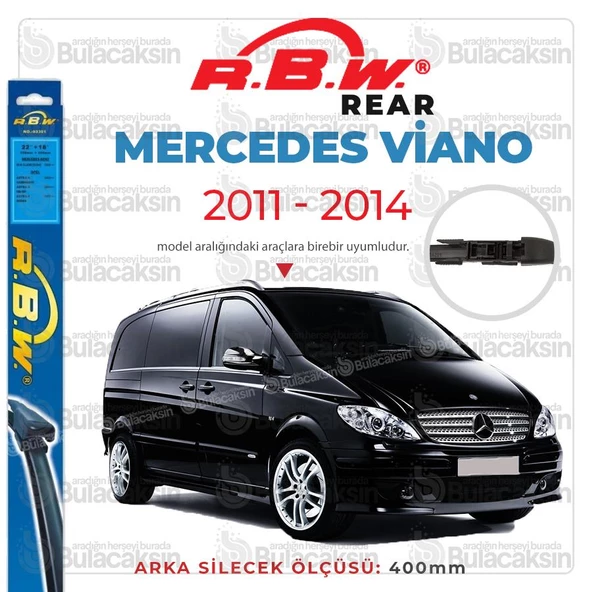 RBW Arka Silecek Mercedes Viano 2011-2014 ile uyumlu ürün görseli 1