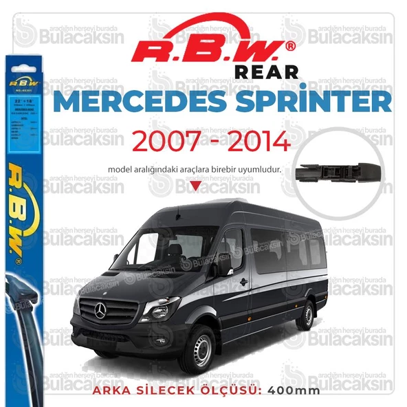 RBW Arka Silecek Mercedes Sprinter 2007-2014 ile uyumlu ürün görseli 1