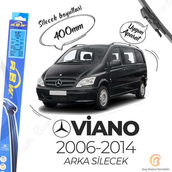 RBW Arka Silecek Mercedes Viano 2011-2014 ile uyumlu ürün görseli 1