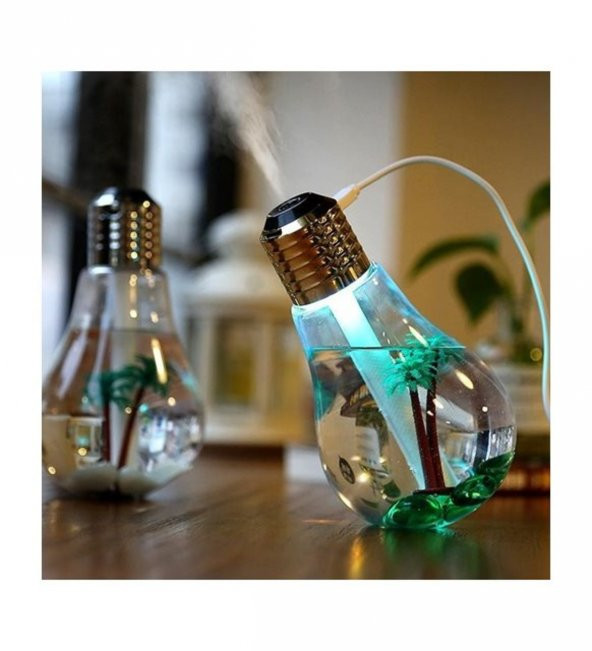 Mini Ampul Nemlendirici Usb Girişli - Resim 2
