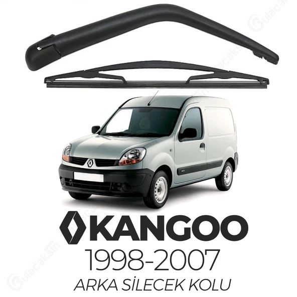 Renault Kangoo 1998-2010 Komple Arka Silecek Kolu Ve Süpürgesi ürün görseli 1