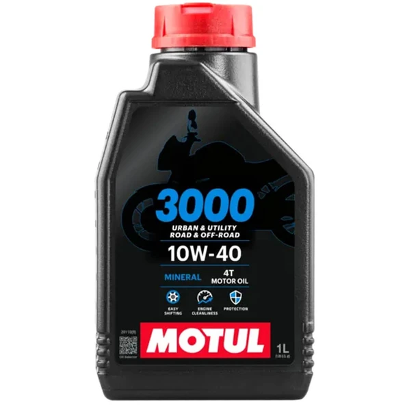 Motul 3000 10w40 4t Mineral Motosiklet Motor Yağı ürün görseli 1
