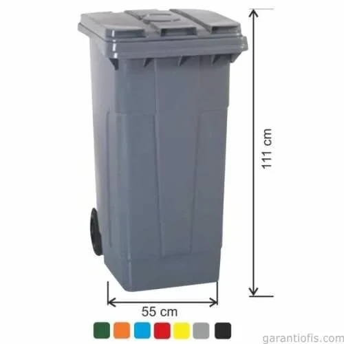 Garanti Metal 7088 Plastik Çöp Konteyneri (240 Litre) ürün görseli 1