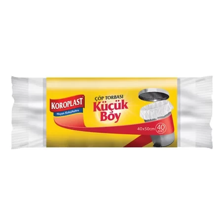 Koroplast Mini Boy Çöp Torbası 40x50cm (40 lı Paket) ürün görseli 1