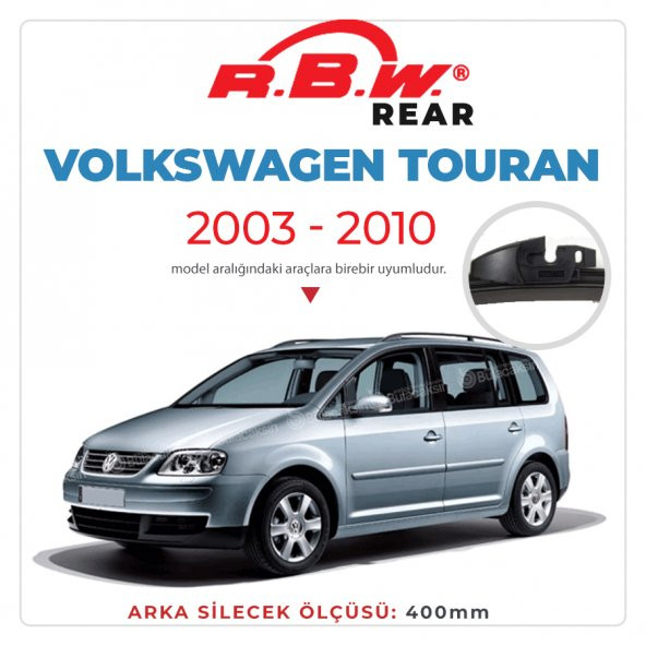 RBW Arka Silecek Volkswagen Touran 2003-2010  ile uyumlu ürün görseli 1