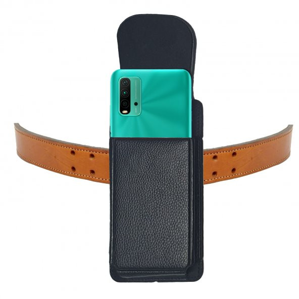 Xiaomi Redmi 9T - Redmi 9i Sport - Redmi 10 Kemer Kılıfı Bel Kapaklı Kemere Takılan Kılıf ürün görseli 1
