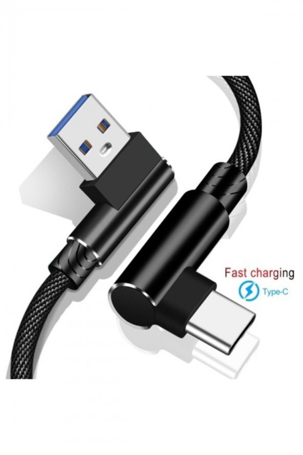 Uzun Type-c Hızlı Usb Şarj Data Kablosu 3 Metre - Resim 2