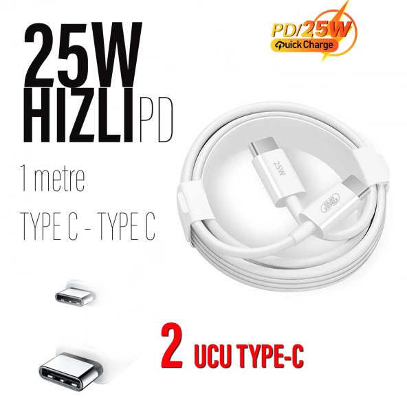 Samsung Z Fold2 ve Z Fold3 5G Şarj Kablosu 25W Hızlı Type-C Kablo ürün görseli 1
