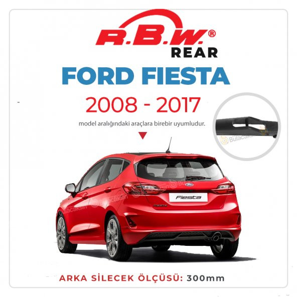 RBW Arka Silecek Ford Fiesta 2008-2017 ile uyumlu ürün görseli 1