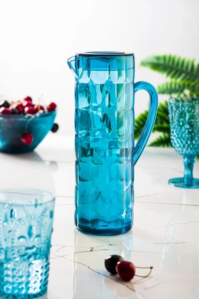 Arkilik Allegra 1,5 Lt Aquamarin Sürahi (Buzdolabı Kapak Rafına Sığar) ürün görseli 1