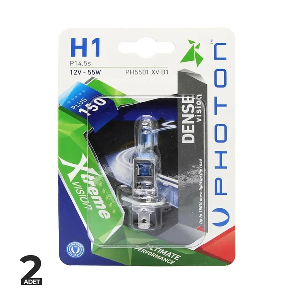Photon Xtreme Vision Dense 12V H1 %150 Fazla Işık ürün görseli 1