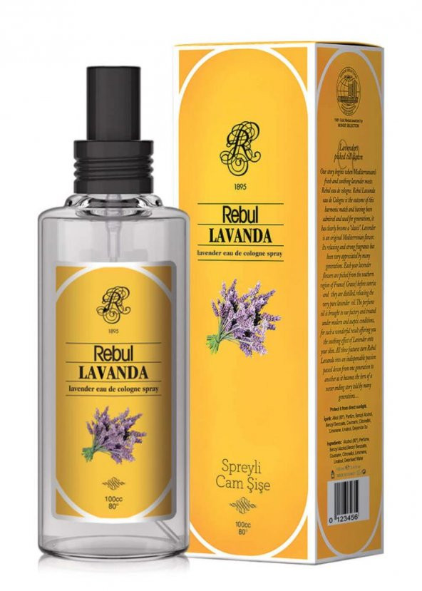 Rebul Lavanta 125 ml Spreyli Kolonya ürün görseli 1