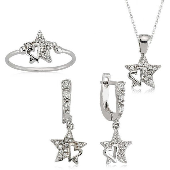 Gümüş Yıldız Bayan Set SL2291 ürün görseli 1