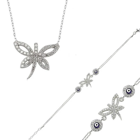 Gümüş Yusufçuk Bayan Set SL5628 ürün görseli 1
