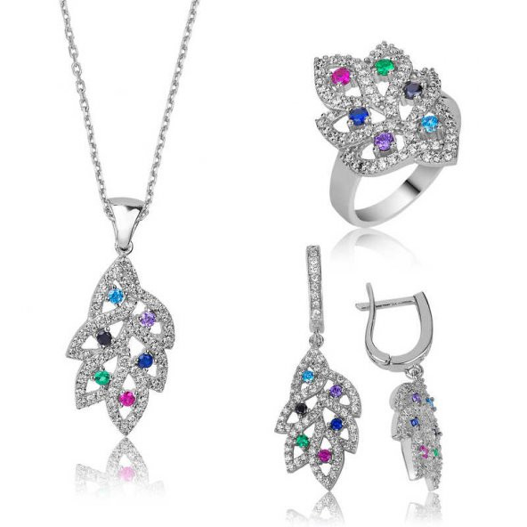 Gümüş Renkli Bayan Set  SL2331 ürün görseli 1