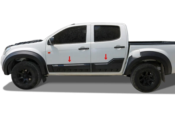 Isuzu D-Max Kapı Dodik Set 4 Parça 2012-2020 Arası ürün görseli 1