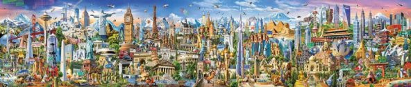 Educa 42000 Parça Around The World Puzzle ürün görseli 1