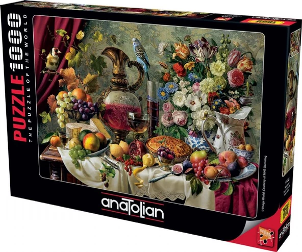 Anatolian 1000 Parça Natürmort Puzzle - Resim 2