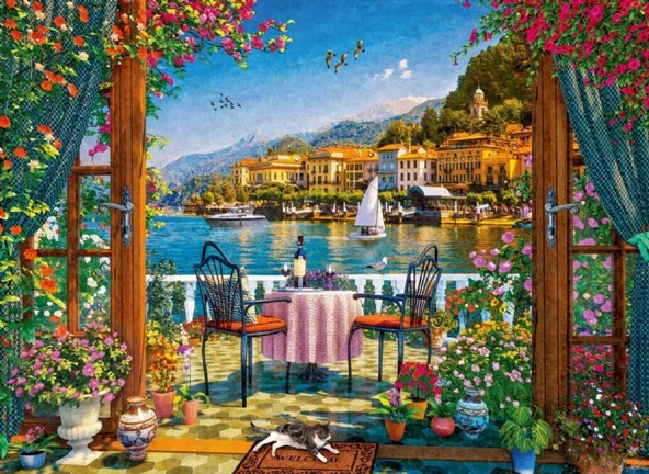 Anatolian 4000 Parça Como Gölü Keyfi Puzzle - Dominic Davison ürün görseli 1