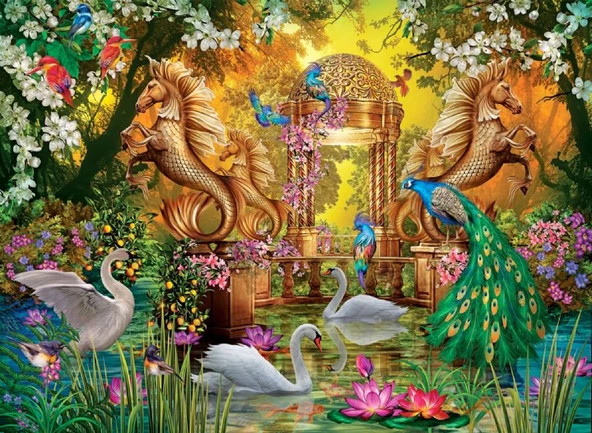 Anatolian 1000 Parça Gizli Bahçe Puzzle - Ciro Marchetti ürün görseli 1