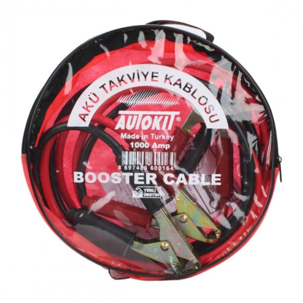 AUTOKIT AKU TAKVIYE KABLOSU SEFFAF CANTA 1000 AMP ürün görseli 1