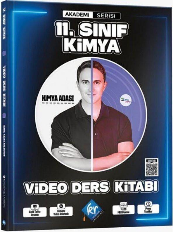 11. Sınıf Kimya Akademi Serisi Video Ders Kitabı KR Akademi ürün görseli 1
