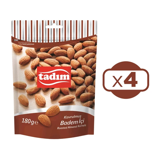 Tadım Kavurulmuş Badem İçi 180 G x 4 Adet ürün görseli 1