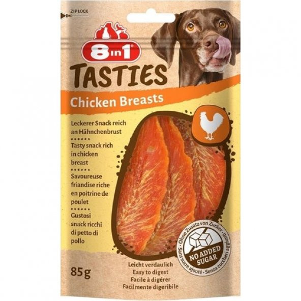 8in1 Tasties Chicken Breast Tavuk Göğsü Köpek Ödül Skt : 06/2027 ürün görseli 1