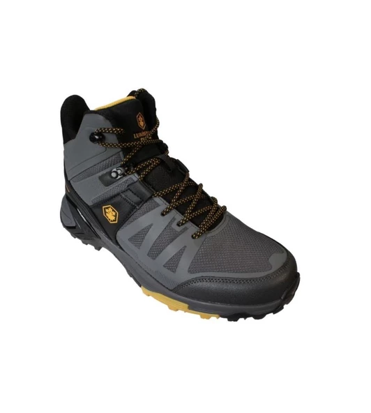 LUMBERJACK Erkek Gri Siyah Waterprof Outdoor Su Geçirmez Bilekli Bot ürün görseli 1
