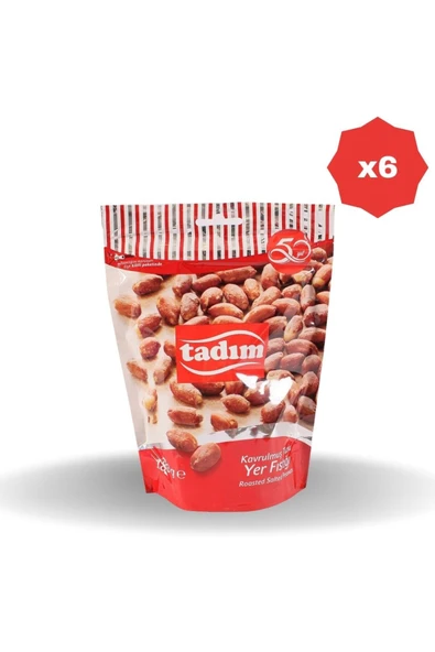 Tadım Tuzlu Kavrulmuş 180 gr Yer Fıstığı x 6 Adet ürün görseli 1