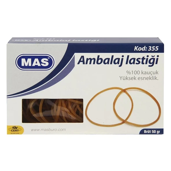 Mas 355 Kauçuk Paket Lastiği (50 Gr) ürün görseli 1