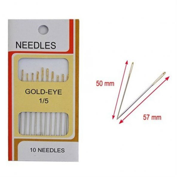 El Dikiş İğnesi / GOLD-EYE 1/5 ürün görseli 1