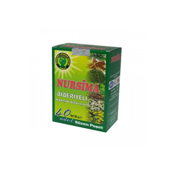 NEŞE NATURAL  BİBERİYELİ  BİTKİ ÇAYI 40 ADET SÜZEN POŞET ürün görseli 1