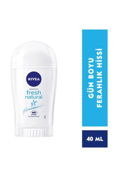 NIVEA STICK WOMEN 40ml-FRESH NATUREL ürün görseli 1