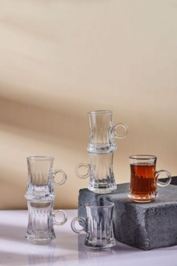 Perotti giancarlo kulplıu çay bardağı - 6 lı çay bardak ürün görseli 1