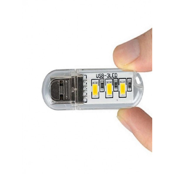Taşınabilir Mini Flash Usb Led Işık Lamba Gece Lambası - Resim 2