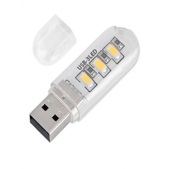 Taşınabilir Mini Flash Usb Led Işık Lamba Gece Lambası - Resim 6