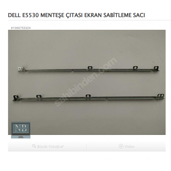 DELL E5530 MENTEŞE ÇITASI EKRAN SABİTLEME SACI ürün görseli 1