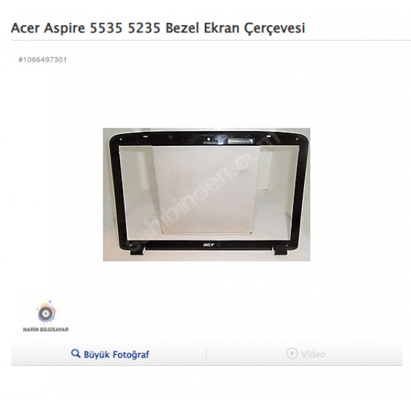 Acer Aspire 5535 5235 Bezel Ekran Çerçevesi ürün görseli 1