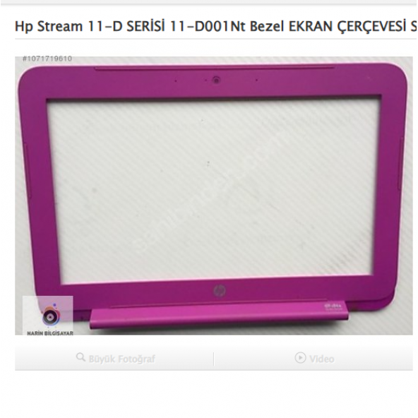 Hp Stream 11-D SERİSİ 11-D001Nt Bezel EKRAN ÇERÇEVESİ SORUNSUZ ürün görseli 1
