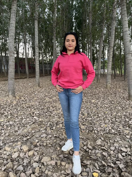 FERMUARLI POLO YAKA KAZAK/ sweatshirt - Resim 5